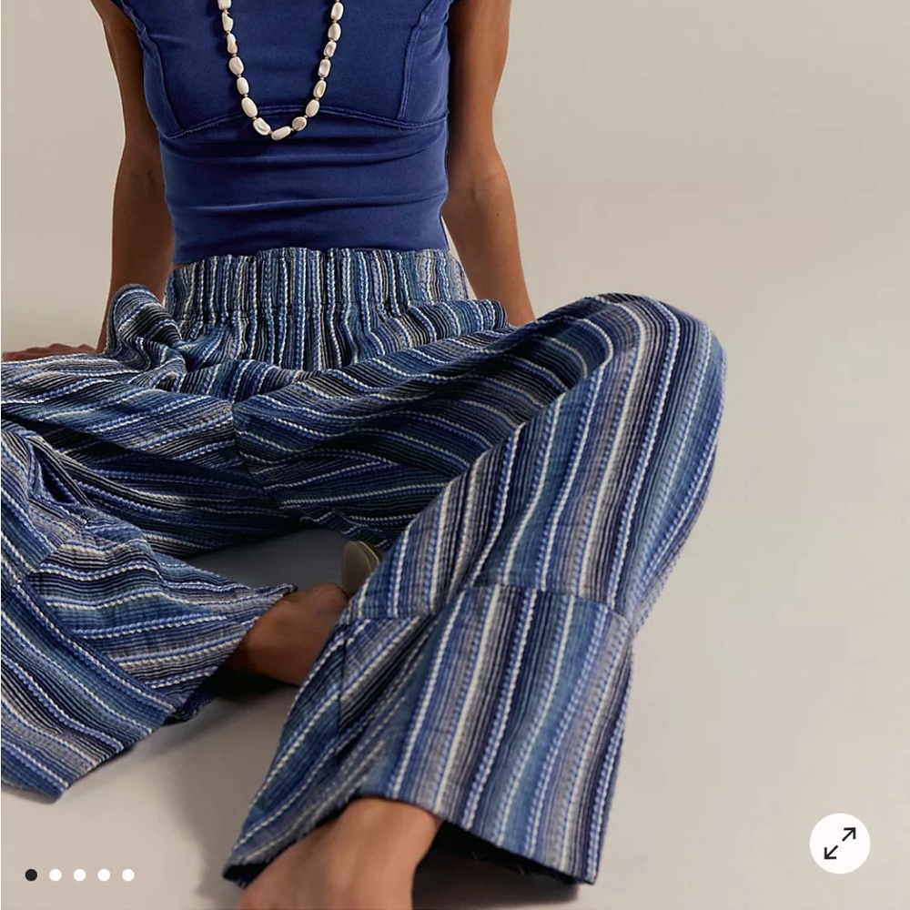 Free People Day's End Stripe Pants NWT